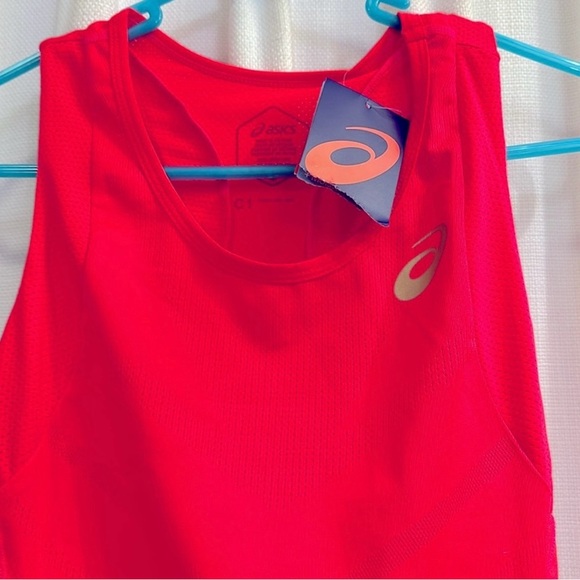 NWT Women’s ASICS Water Repellent 100% Polyester TANK Size XS - Picture 5 of 5